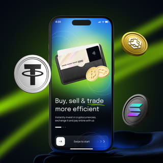 Ferm Deeliendom handelsplatform-interface weergegeven op een mobiel apparaat